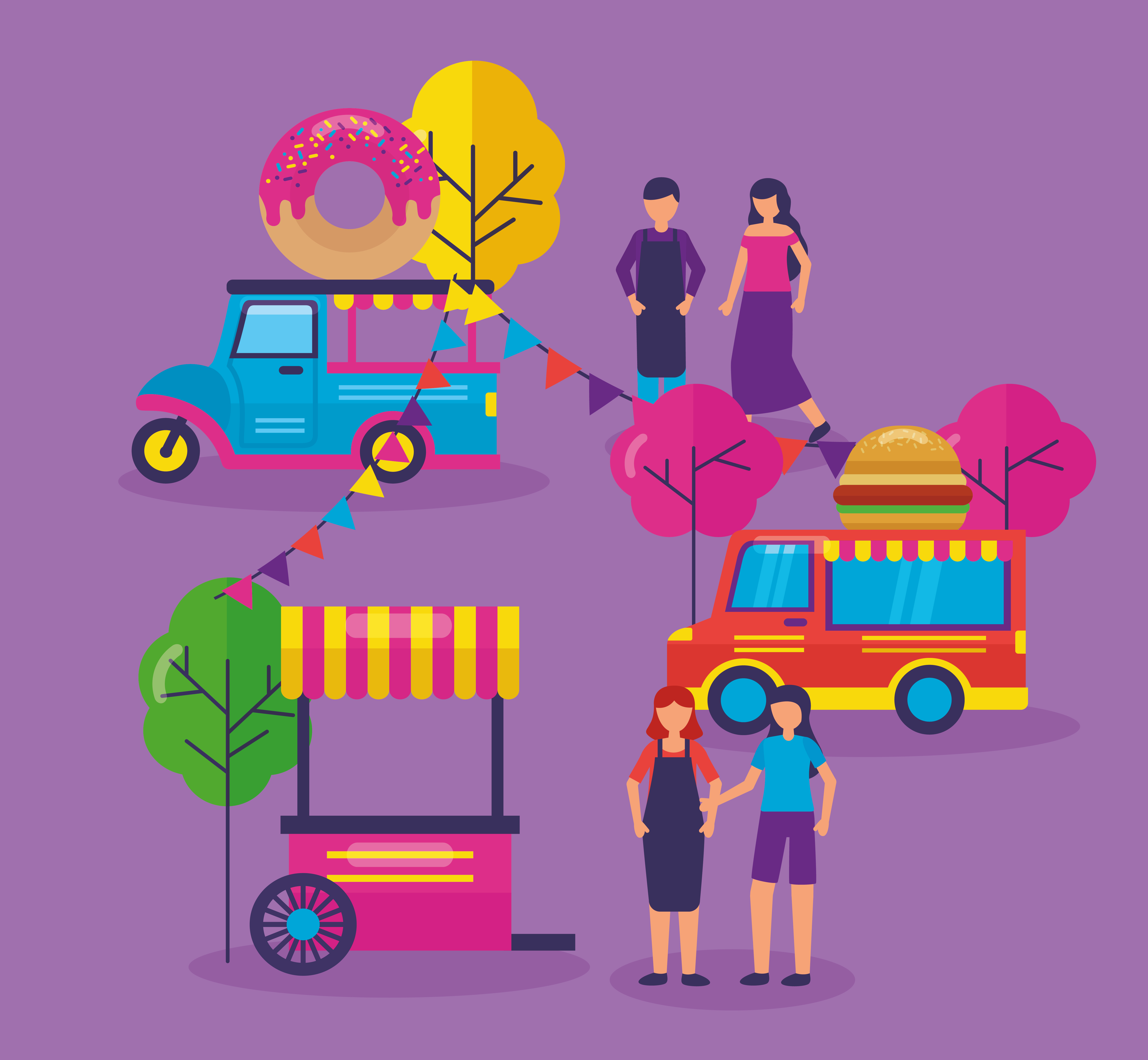 Custom Food Cart